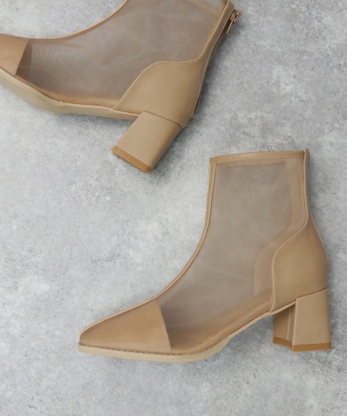 minia（ミニア）の「スクエアトゥシアーブーツ（ブーツ・レディース・ブラック/ベージュ/ブラウン系その他/アイボリー・LL/S/M/L）」の13枚目の写真