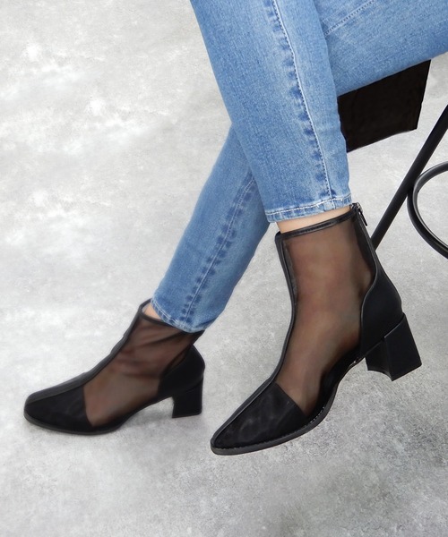 minia（ミニア）の「スクエアトゥシアーブーツ（ブーツ・レディース・ブラック/ベージュ/ブラウン系その他/アイボリー・LL/S/M/L）」の17枚目の写真