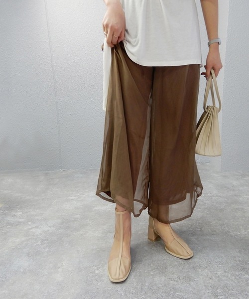 minia（ミニア）の「スクエアトゥシアーブーツ（ブーツ・レディース・ブラック/ベージュ/ブラウン系その他/アイボリー・LL/S/M/L）」の12枚目の写真