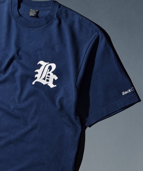 Back Channel（バックチャンネル）の「OLD-E LOGO T（Tシャツ/カットソー・メンズ・ホワイト/ブラック/ネイビー・MEDIUM/LARGE/X-LARGE/XX-LARGE）」の3枚目の写真