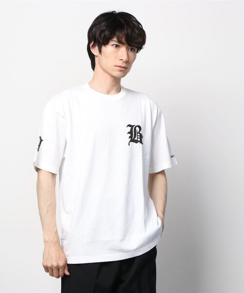 Back Channel（バックチャンネル）の「OLD-E LOGO T（Tシャツ/カットソー・メンズ・ホワイト/ブラック/ネイビー・MEDIUM/LARGE/X-LARGE/XX-LARGE）」の17枚目の写真