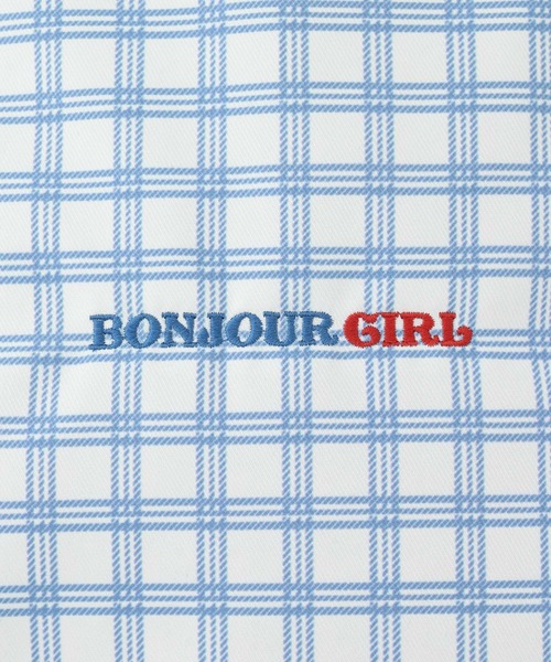 Bonjour Girl(ボンジュールガール)の「【Bonjour Girl】リバーシブルチェックトート(トートバッグ・レディース・ピンク/ホワイト/イエロー・FREE)」の6枚目の写真