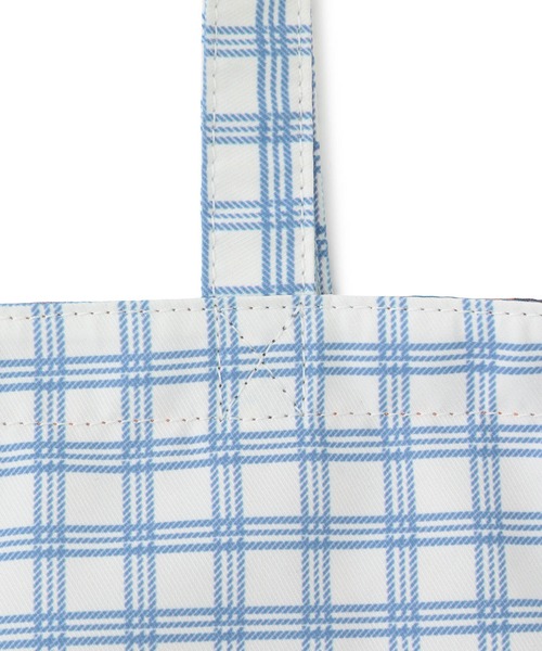 Bonjour Girl(ボンジュールガール)の「【Bonjour Girl】リバーシブルチェックトート(トートバッグ・レディース・ピンク/ホワイト/イエロー・FREE)」の7枚目の写真