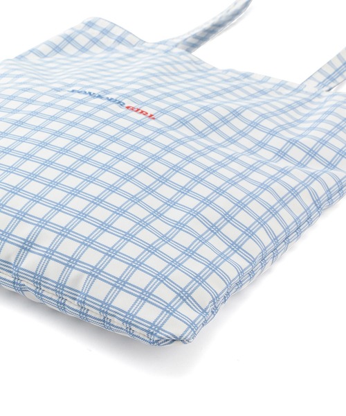 Bonjour Girl(ボンジュールガール)の「【Bonjour Girl】リバーシブルチェックトート(トートバッグ・レディース・ピンク/ホワイト/イエロー・FREE)」の8枚目の写真