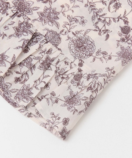 siiwa（シーワ）の「siiwa　インドプリントエプロンスカート（ワンピース・レディース・オフホワイト/ブルー・ONE）」の5枚目の写真