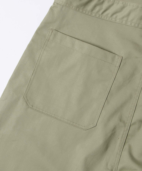 ZIP FIVE（ジップファイブ）の「【ZIP FIVE】T/Cツイル / デニム サイドボタン ワイド オーバーオールサロペット（サロペット/オーバーオール・レディース・ブラック/ベージュ/パープル/ネイビー/ブラウン/アイボリー/カーキ/ブルー/ライトベージュ/ブルー系/ストライプ・SMALL/MEDIUM/LARGE）」の12枚目の写真