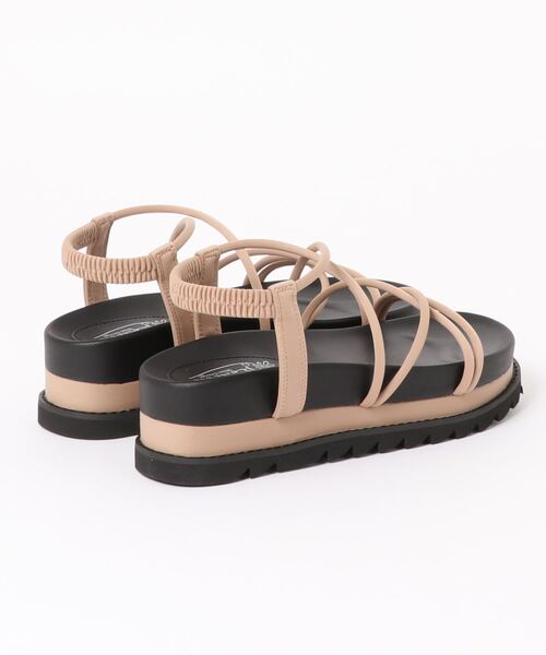 Realta(レアルタ)の「Realta(レアルタ) 厚底クロスライン サンダル(サンダル・レディース・カーキ/ブラック/ベージュ/ブラック系その他2/ブラック系その他/ホワイト系その他/ネイビー/ベージュ系その他・L/LL/M/S)」の9枚目の写真