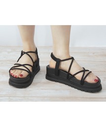 Realta | Realta(レアルタ) 厚底クロスライン サンダル(サンダル)