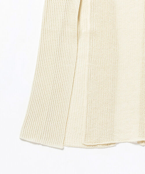 Ray BEAMS（レイビームス）の「Ray BEAMS / バック オープン ベスト（ニット/セーター・レディース・ダークブラウン/オフホワイト・ONE SIZE）」の7枚目の写真