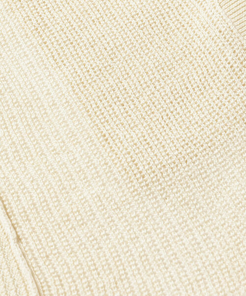 Ray BEAMS（レイビームス）の「Ray BEAMS / バック オープン ベスト（ニット/セーター・レディース・ダークブラウン/オフホワイト・ONE SIZE）」の10枚目の写真