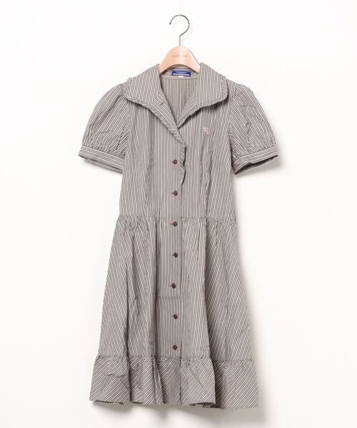セール ブランド古着 ストライプ柄シャツワンピース シャツワンピース Burberry Blue Label バーバリーブルーレーベル のファッション通販 Zozoused