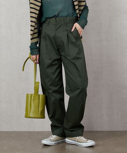 FREAK'S STORE（フリークスストア）の「▽【WEB限定】スケーターパンツ（スラックス・レディース・ナチュラル/ブラック/ベージュ/オリーブ/ブルー・SMALL/MEDIUM）」の5枚目の写真