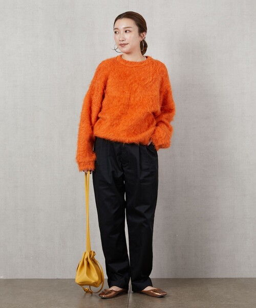 FREAK'S STORE（フリークスストア）の「▽【WEB限定】スケーターパンツ（スラックス・レディース・ナチュラル/ブラック/ベージュ/オリーブ/ブルー・SMALL/MEDIUM）」の12枚目の写真