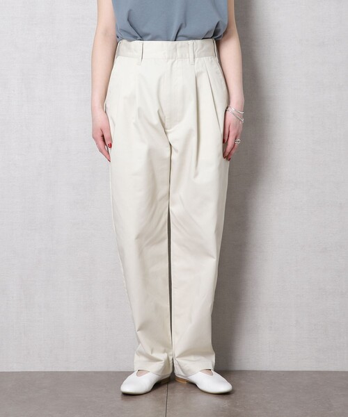 FREAK'S STORE（フリークスストア）の「▽【WEB限定】スケーターパンツ（スラックス・レディース・ナチュラル/ブラック/ベージュ/オリーブ/ブルー・SMALL/MEDIUM）」の8枚目の写真