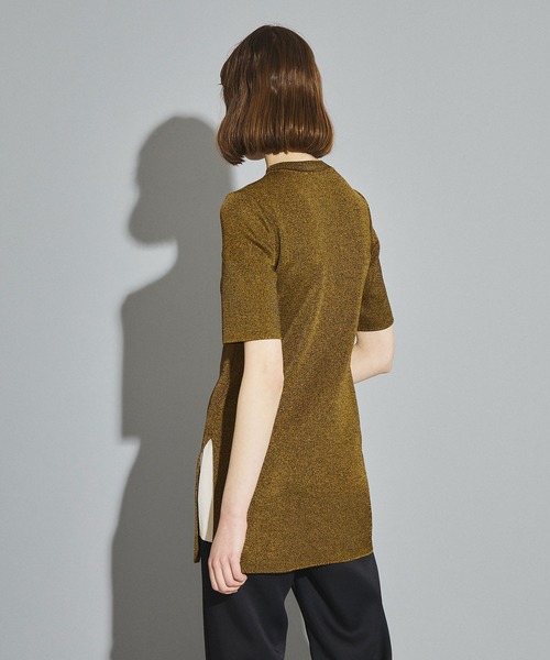 UNITED TOKYO(ユナイテッドトウキョウ)の「KASURIジップニット(ニット/セーター・レディース・ブラウン/グリーン・FREE)」の7枚目の写真