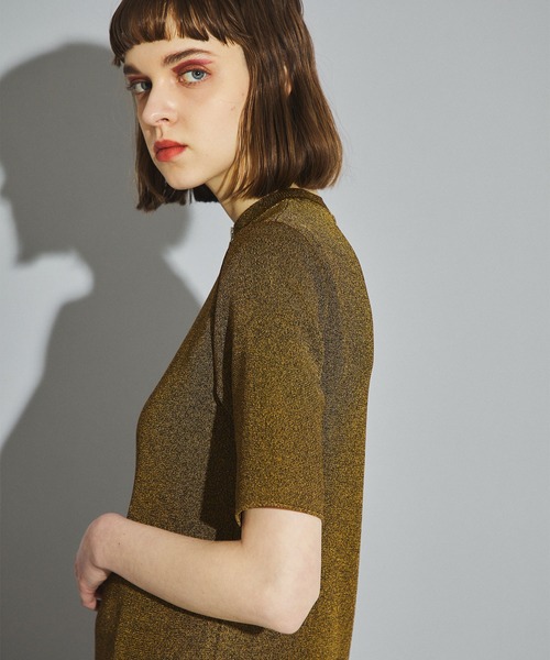 UNITED TOKYO(ユナイテッドトウキョウ)の「KASURIジップニット(ニット/セーター・レディース・ブラウン/グリーン・FREE)」の8枚目の写真