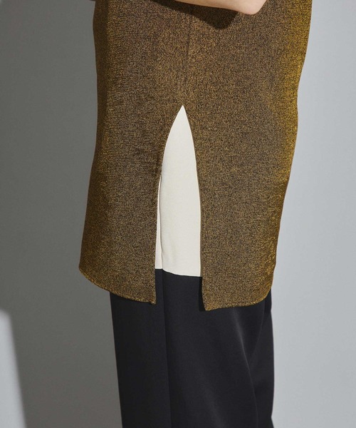 UNITED TOKYO(ユナイテッドトウキョウ)の「KASURIジップニット(ニット/セーター・レディース・ブラウン/グリーン・FREE)」の10枚目の写真