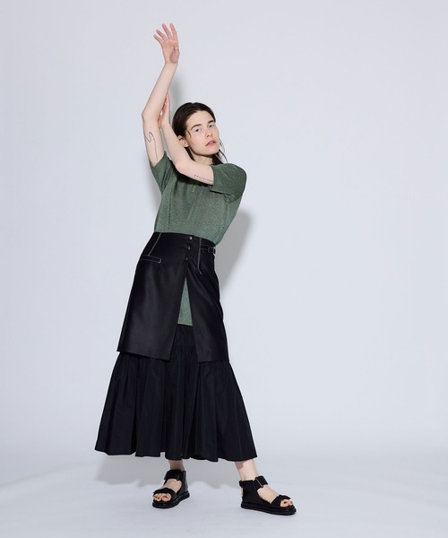 UNITED TOKYO(ユナイテッドトウキョウ)の「KASURIジップニット(ニット/セーター・レディース・ブラウン/グリーン・FREE)」の15枚目の写真