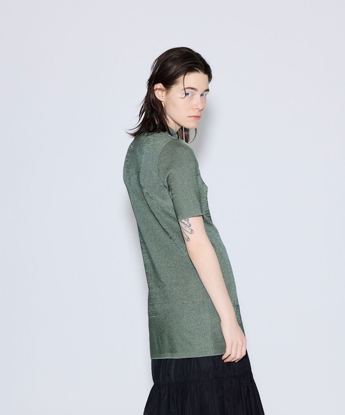 UNITED TOKYO(ユナイテッドトウキョウ)の「KASURIジップニット(ニット/セーター・レディース・ブラウン/グリーン・FREE)」の18枚目の写真