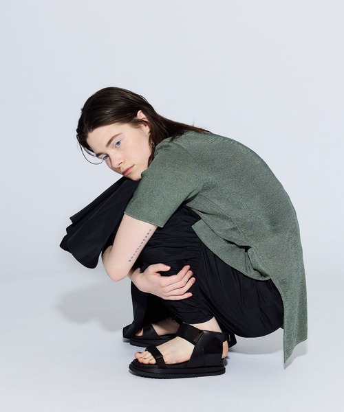 UNITED TOKYO(ユナイテッドトウキョウ)の「KASURIジップニット(ニット/セーター・レディース・ブラウン/グリーン・FREE)」の20枚目の写真