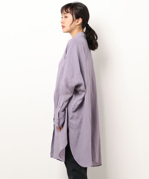 Mila Owen（ミラオーウェン）の「ロングリネンシャツ（シャツ