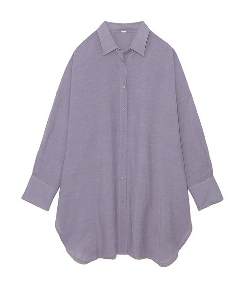 【10％OFF】 Mila Owen（ミラオーウェン）の「ロングリネンシャツ（シャツ トップス