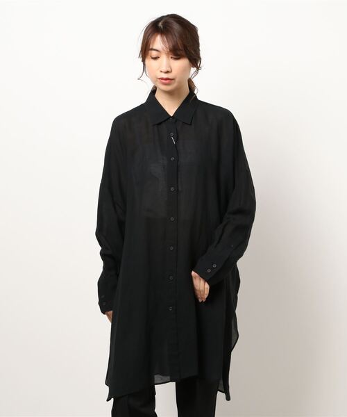Mila Owen（ミラオーウェン）の「ロングリネンシャツ（シャツ