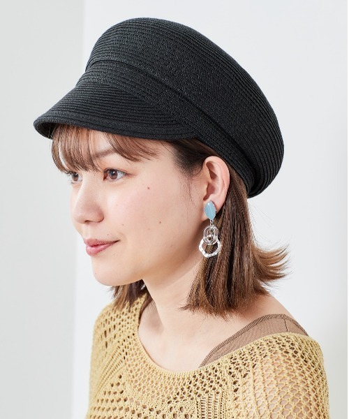 cepo（セポ）の「ブレードキャスケット（キャスケット・レディース・ブラック/ベージュ・FREE）」の2枚目の写真