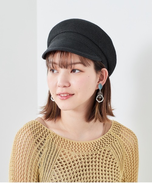 cepo（セポ）の「ブレードキャスケット（キャスケット・レディース・ブラック/ベージュ・FREE）」の4枚目の写真