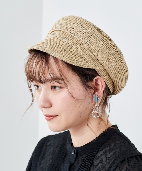 cepo（セポ）の「ブレードキャスケット（キャスケット・レディース・ブラック/ベージュ・FREE）」の6枚目の写真