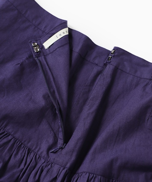 IENA(イエナ)の「【LUANA /ルアナ】コットンギャザースカート◆(スカート・レディース・グリーン系その他/ネイビー/ブルー系その他・FREE)」の16枚目の写真