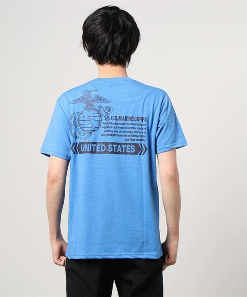 MARUKAWA(マルカワ)の「ミリタリー US.AIR FORCE プリント 半袖Tシャツ(Tシャツ/カットソー・メンズ・ホワイト系その他/ブラック系その他/杢グレー/ホワイト系その他2/ブルー系その他/ブルー系その他2/ブルー系その他3/ブルー系その他4・LL/M/L)」の17枚目の写真