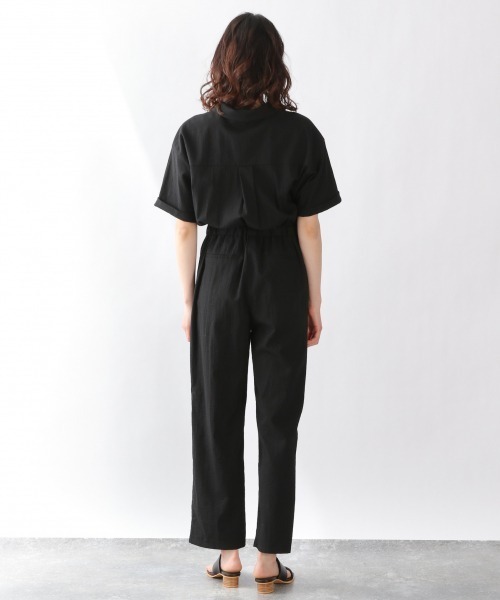 reddish brown J&S 黒 オーバーオール リネン　phigvel reddish brown J&S 黒 オーバーオール リネン phigvel