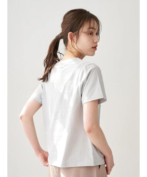 earth music&ecology（アースミュージックアンドエコロジー）の「Plants don't careTシャツ ＊（Tシャツ/カットソー・レディース・サックスブルー/ベージュ/オフホワイト・FREE）」の13枚目の写真