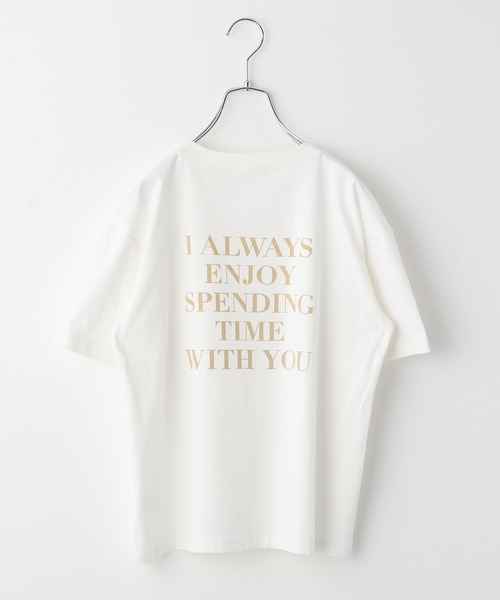 GLOBAL WORK（グローバルワーク）の「【AND YUA ANY】シアーシャツ×ロゴＴセット/943269（その他トップス・キッズ・ベージュ/ライトグリーン・150cm/160cm）」の4枚目の写真