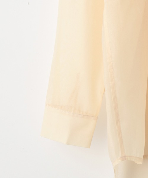 GLOBAL WORK（グローバルワーク）の「【AND YUA ANY】シアーシャツ×ロゴＴセット/943269（その他トップス・キッズ・ベージュ/ライトグリーン・150cm/160cm）」の17枚目の写真