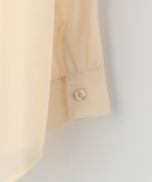 GLOBAL WORK（グローバルワーク）の「【AND YUA ANY】シアーシャツ×ロゴＴセット/943269（その他トップス・キッズ・ベージュ/ライトグリーン・150cm/160cm）」の18枚目の写真