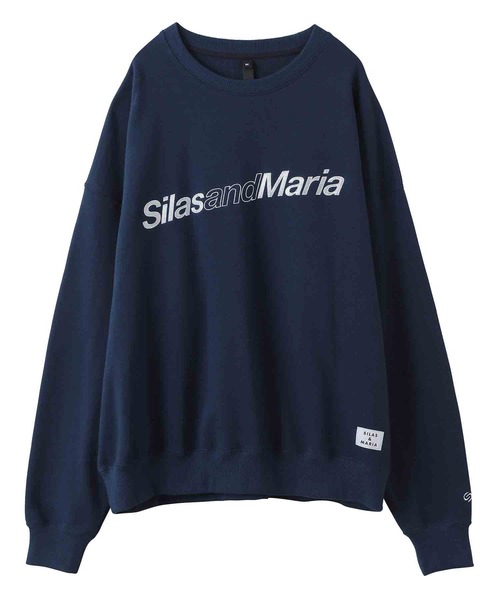 SILAS（サイラス）の「DIAGONAL SWEAT TOP（スウェット・メンズ・ブラック/グレー/オリーブ/ネイビー・MEDIUM/LARGE/X-LARGE）」の4枚目の写真