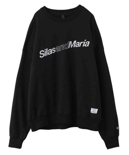 SILAS（サイラス）の「DIAGONAL SWEAT TOP（スウェット・メンズ・ブラック/グレー/オリーブ/ネイビー・MEDIUM/LARGE/X-LARGE）」の2枚目の写真