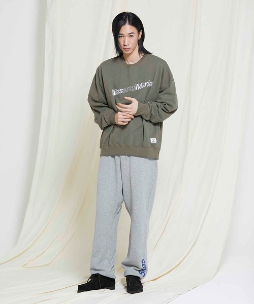 SILAS（サイラス）の「DIAGONAL SWEAT TOP（スウェット・メンズ・ブラック/グレー/オリーブ/ネイビー・MEDIUM/LARGE/X-LARGE）」の19枚目の写真