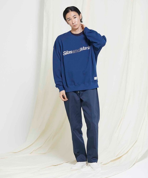SILAS（サイラス）の「DIAGONAL SWEAT TOP（スウェット・メンズ・ブラック/グレー/オリーブ/ネイビー・MEDIUM/LARGE/X-LARGE）」の22枚目の写真