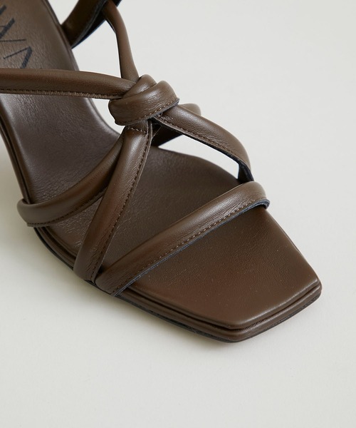 STUDIOUS SELECT（ステュディオスセレクト）の「【HEWN(ヒューン)】スクエアトゥスポンジサンダル75 (72101-03-1203)（サンダル・レディース・ブラック/ブラウン・23/24/23.5）」の16枚目の写真