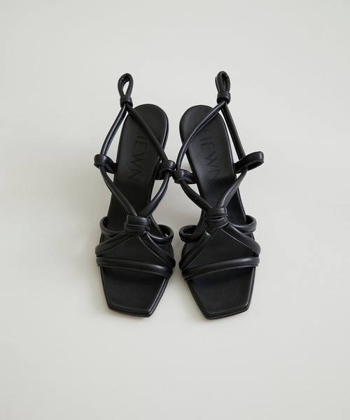 STUDIOUS SELECT（ステュディオスセレクト）の「【HEWN(ヒューン)】スクエアトゥスポンジサンダル75 (72101-03-1203)（サンダル・レディース・ブラック/ブラウン・23/24/23.5）」の12枚目の写真