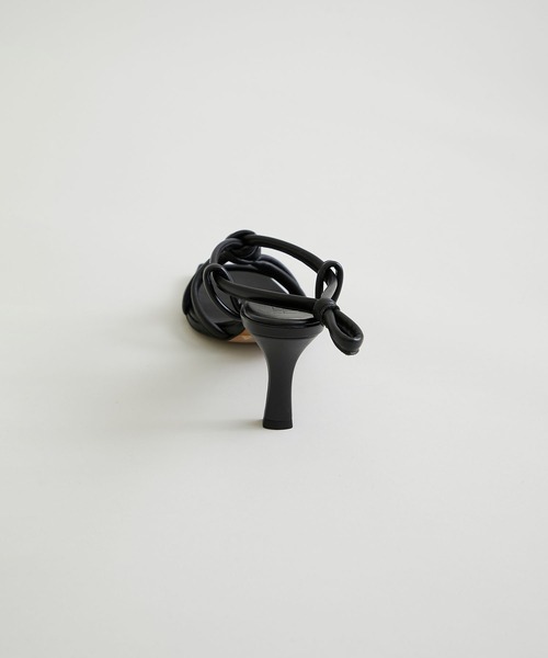 STUDIOUS SELECT（ステュディオスセレクト）の「【HEWN(ヒューン)】スクエアトゥスポンジサンダル75 (72101-03-1203)（サンダル・レディース・ブラック/ブラウン・23/24/23.5）」の8枚目の写真