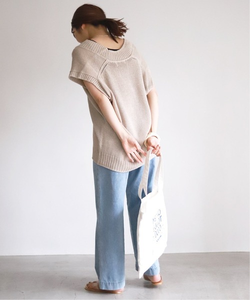 SLOBE IENA（スローブイエナ）の「リネンコットンニットベスト