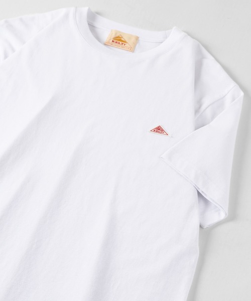 KELTY(ケルティ)の「【KELTY/ケルティー】ワンポイント ワッペン半袖Tシャツ(Tシャツ/カットソー・メンズ・ブラック/ライトパープル/ホワイト/ベージュ・M/L/XL)」の2枚目の写真