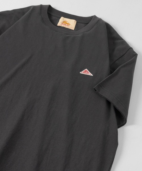 KELTY(ケルティ)の「【KELTY/ケルティー】ワンポイント ワッペン半袖Tシャツ(Tシャツ/カットソー・メンズ・ブラック/ライトパープル/ホワイト/ベージュ・M/L/XL)」の3枚目の写真