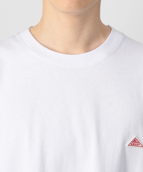 KELTY(ケルティ)の「【KELTY/ケルティー】ワンポイント ワッペン半袖Tシャツ(Tシャツ/カットソー・メンズ・ブラック/ライトパープル/ホワイト/ベージュ・M/L/XL)」の16枚目の写真