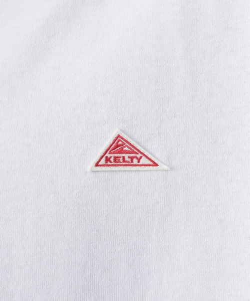 KELTY(ケルティ)の「【KELTY/ケルティー】ワンポイント ワッペン半袖Tシャツ(Tシャツ/カットソー・メンズ・ブラック/ライトパープル/ホワイト/ベージュ・M/L/XL)」の15枚目の写真