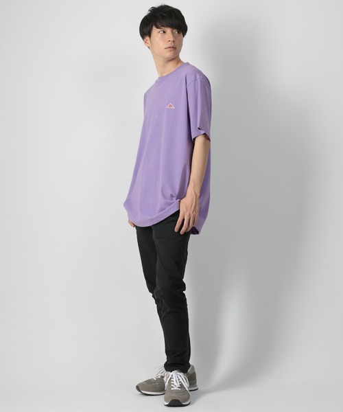 KELTY(ケルティ)の「【KELTY/ケルティー】ワンポイント ワッペン半袖Tシャツ(Tシャツ/カットソー・メンズ・ブラック/ライトパープル/ホワイト/ベージュ・M/L/XL)」の9枚目の写真